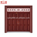puerta de seguridad de metal de entrada de alta calidad de tamaño estándar para la casa